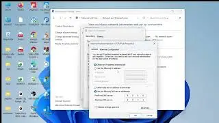 How to change adapter settings in windows 11