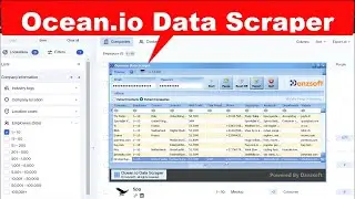 Ocean.io Data Scraper | Extract Fast with Danzsoft Ocean.io Data Scraping Bot | AI Bot