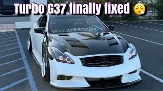Good News.. My G37 Single Turbo is Back on the Road!!