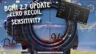 BGMI 2.7 UPDATE HEADSHOTS SENSITIVITY ⚡ REDMI NOTE 10 PRO MAX 😈