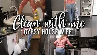 CLEANING MOTIVATION | AFTER NEW YEARS CLEAN WITH ME | GYPSY HOUSE WIFE CLEANING