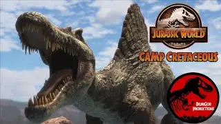 Spinosaurus Screen-Time (with JP3 Sound Effects) - Jurassic World: Camp Cretaceous - Season 4 (2021)