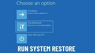 How to use System Restore from the Advanced Startup settings [2021 Tutorial]