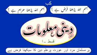 Dini maloomaat | دینی  معلومات | दीनी मालूमात