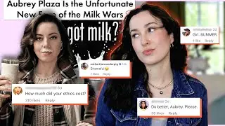 Aubrey Plaza's Got Milk Ad