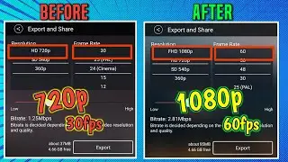 How to increase video export quality in kinemaster || V.y. Creators