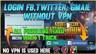 Pubg Mobile Network Error Login failed Problem Fix Without VPN | FIX PUBG GLOBAL & KR LOADING SCREEN