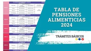 Tabla de Pensiones Alimenticias 2024 SUPA Ecuador