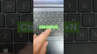 How to create a new folder with shortcut key 