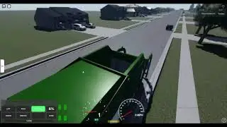 Garbage route in Roblox Waste Management testing place