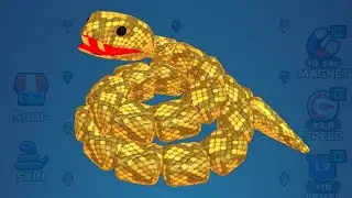 🐍Snake Clash.io! - GIANT Legendary snake reached MAX LVL in 🐍Snake Clash - Vaff Gameplay #547