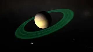 Megaton Rainfall green ringed planet!