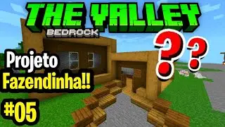 🔥 FAZENDA AO REDOR DA MINHA BASE-The Bedrock Valley #05|MCPE|