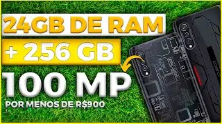 😍  INACREDITÁVEL!! Celular BOM e BARATO com 256 GB + 24GB DE RAM Por Menos de R$900