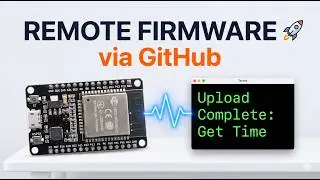 ESP32 Firmware Update Over WiFi Using GitHub | OTA Tutorial for Beginners
