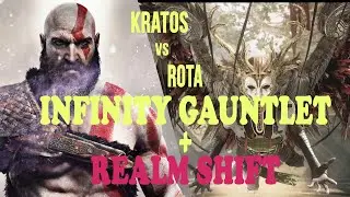 God of War defeating Rota (with Infinity Gauntlet + Mark of Kvasir)
