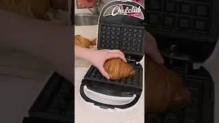 Waffled Chocolate Croissant 🧇🥐 Flaky and buttery all in one 
