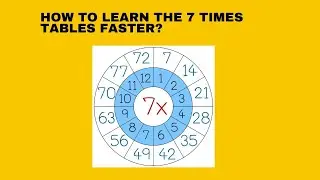 How to learn the 7 Times Tables better?