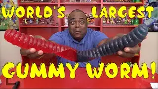 WORLD'S LARGEST GUMMY WORM UNBOXING!