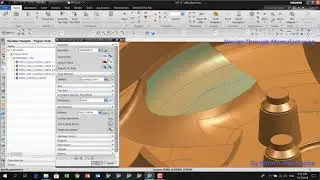 NX CAM 12 0 2 Fixed Axis Guiding Curves