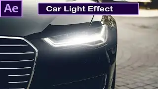 How to Make Car Light  Effect In After Effecs Simple Tutorial[Adobe Editing Tips]