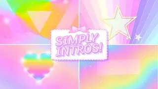 Cute pastel intro templates by SIMPLY INTROS!