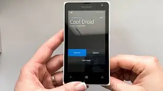 Microsoft Lumia 435 ( Windows  soft 8.1) incoming call ( Lumia default ringtone )
