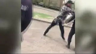 Житель Караганды подрался с патрульными | Видео Nur.kz