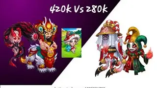 420K Karkh team Vs just 280K mushy and Shroom's team|@Herowarsmobile2022 |