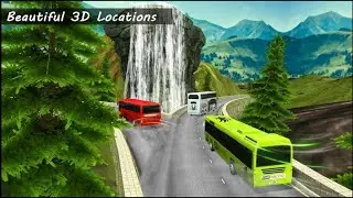 racing on bus android game play