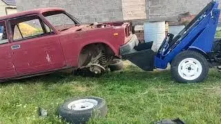 Испытание минипогрузчика