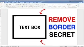 How To Remove Line Around Text Box In Word 365