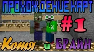 Прохождение карт:Котя и Брайн #1 "Зачарованная Свинина"