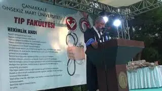 COMU TIP FAKÜLTESİ DEKANI PROF.DR TAMER DEMİR 2020-2021 MEZUNİYET TÖRENİ KONUŞMASI