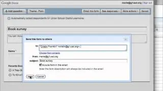 Send a Form in Google Docs