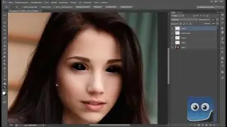 Черные глаза через фотошоп. Как сделать