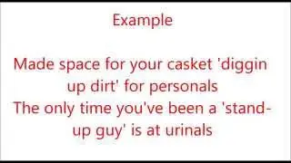 How to Rap - Wordplay (pt.1 - Double Meanings)