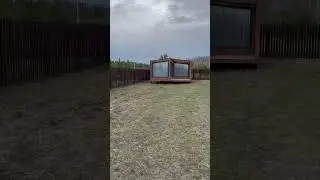 Fox баня в лесу 