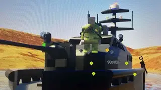 I drove a new military boat in brick rigs
