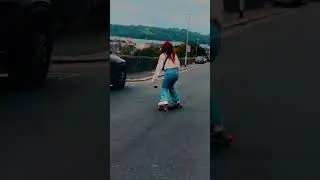 Summer skating through Devon streets 