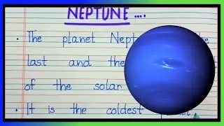 10 lines on neptune | neptune par 10 line english mein | few lines on neptune