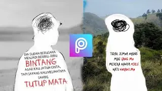 Cara Edit Foto Corat-Coret PicsArt Tutorial