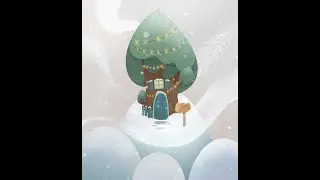 Бесплатный онлайн-марафон «Чудо-дерево» | Как нарисовать дерево в Procreate