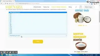 Sabun Yapımında Kostik Miktarı - Sabun Hesap Makinesi - Sabunaria