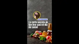 ¡Una carta secreta para tener un buen y dulce año!