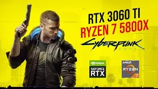 Cyberpunk 2077 RTX 3060 ti Ryzen 7 5800x benchmark ultra settings 1440p