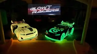 Mattel Disney Pixar Cars Glow Racers 2024 Ryan “Inside” Laney and Dan Carcia