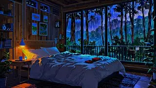 Rain Sounds on Window + Soft Piano | Relax, Heal & Fall Asleep Naturally
