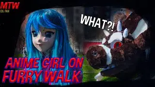 ТЯНКА НА ФУРРИ ПРОГУЛКЕ! Фурри прогулка в Парке Интернационалистов #FURRY