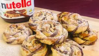 Puff Pastry | Nutella | Lisnato testo sa Nutelom